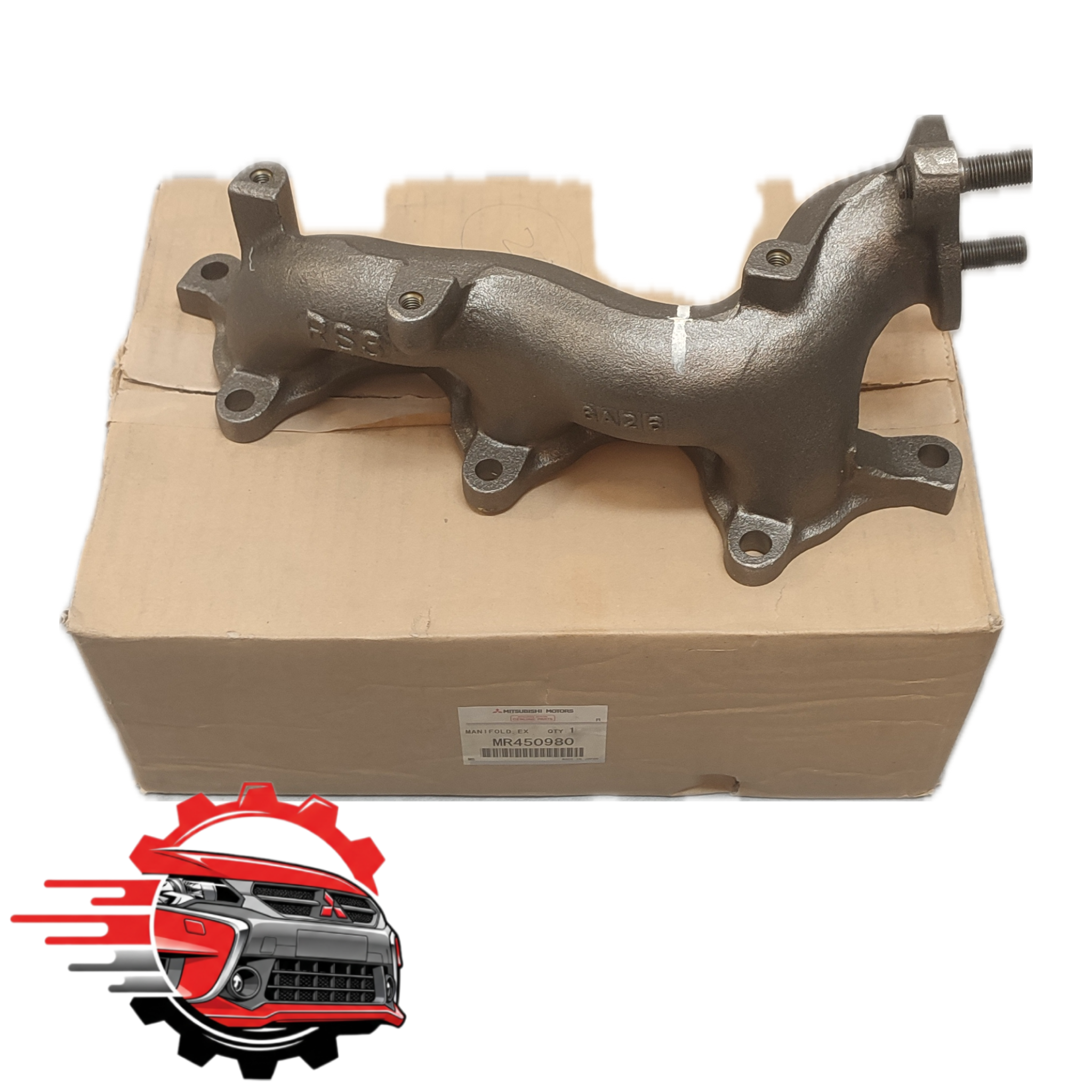 چدنی اگزوز  پاجرو 3500cc بهمن سمت راست اصلی پاجرو نسل 3 A3